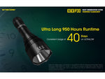 Nitecore New P30 CREE XP-L HI V3 LED 676 Yard Long Throw Hunting Flashlight 21700 White 1000 Lumens Black