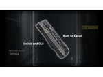 Nitecore EDC37 USB-C Rechargeable 8000 Lumens LED EDC Flashlight Black