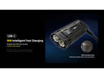 Nitecore EDC37 USB-C Rechargeable 8000 Lumens LED EDC Flashlight Black