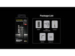 Nitecore EDC37 USB-C Rechargeable 8000 Lumens LED EDC Flashlight Black