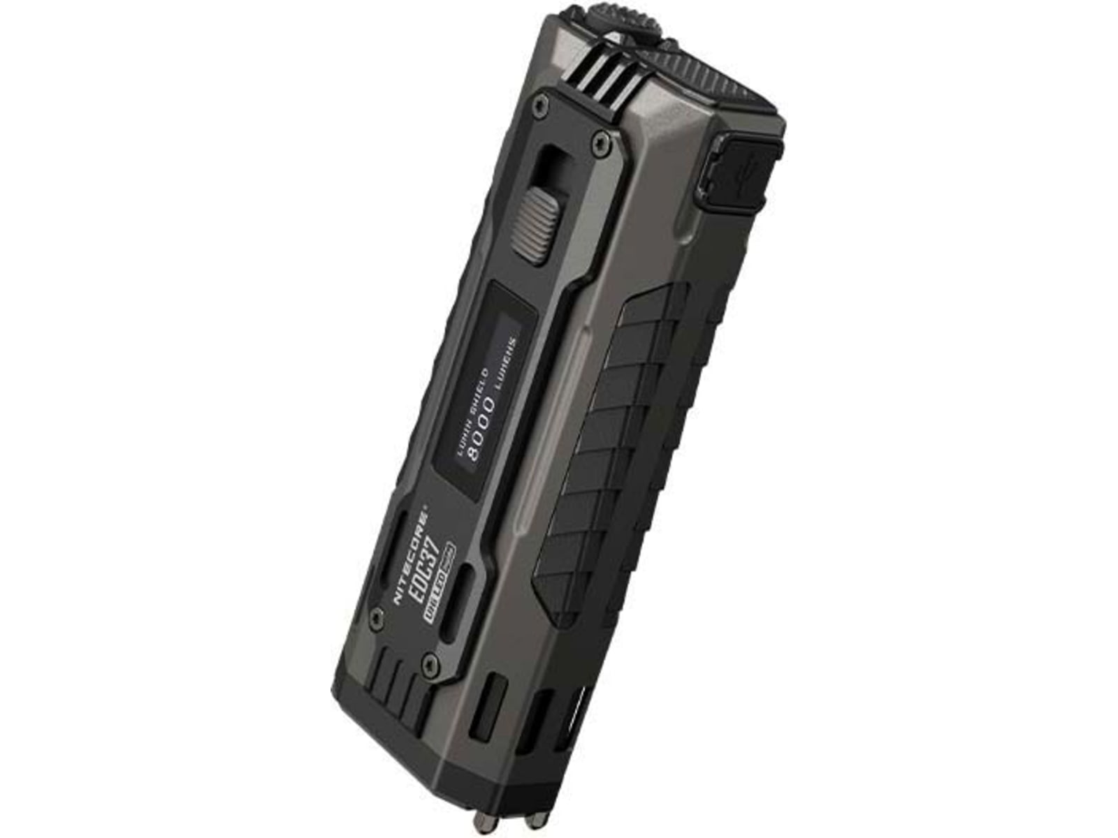 Nitecore EDC37 USB-C Rechargeable 8000 Lumens LED EDC Flashlight Black