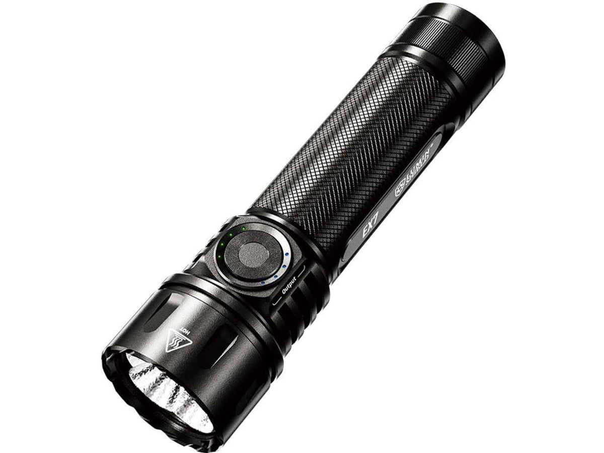 Nitecore EX7 USB-C Rechargeable 6000 Lumens LED Flashlight Black 6952506409563
