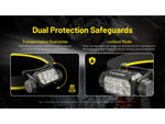Nitecore HC75 UHE USB-C Rechargeable 3000 Lumens LED Zoomable Headlamp Black
