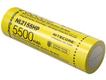 Nitecore NL2155HP 5500mAh 21700 Rechargeable Battery Yellow 6952506497218