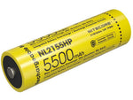 Nitecore NL2155HP 5500mAh 21700 Rechargeable Battery Yellow 6952506497218