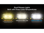 Nitecore NU25 MCT USB-C Rechargeable 400 Lumens LED Multi-Temperature Headlamp Black
