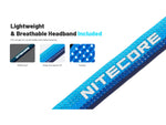 Nitecore UT27 MB 800 Lumen Trail Running Headlamp w/ Red Running Light Blue UT27-MB