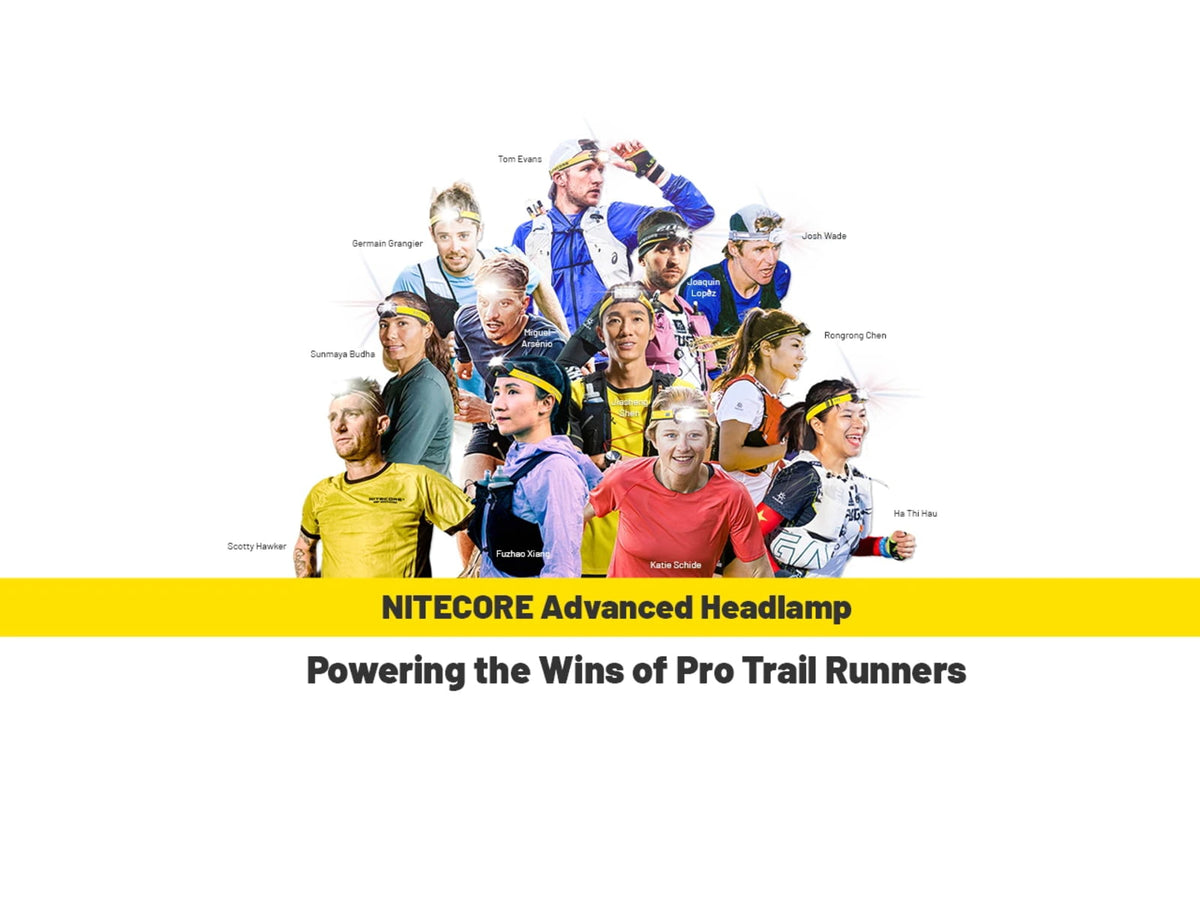 Nitecore UT27 MB 800 Lumen Trail Running Headlamp w/ Red Running Light Blue UT27-MB