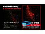 Nitecore UT27 MB 800 Lumen Trail Running Headlamp w/ Red Running Light Blue UT27-MB