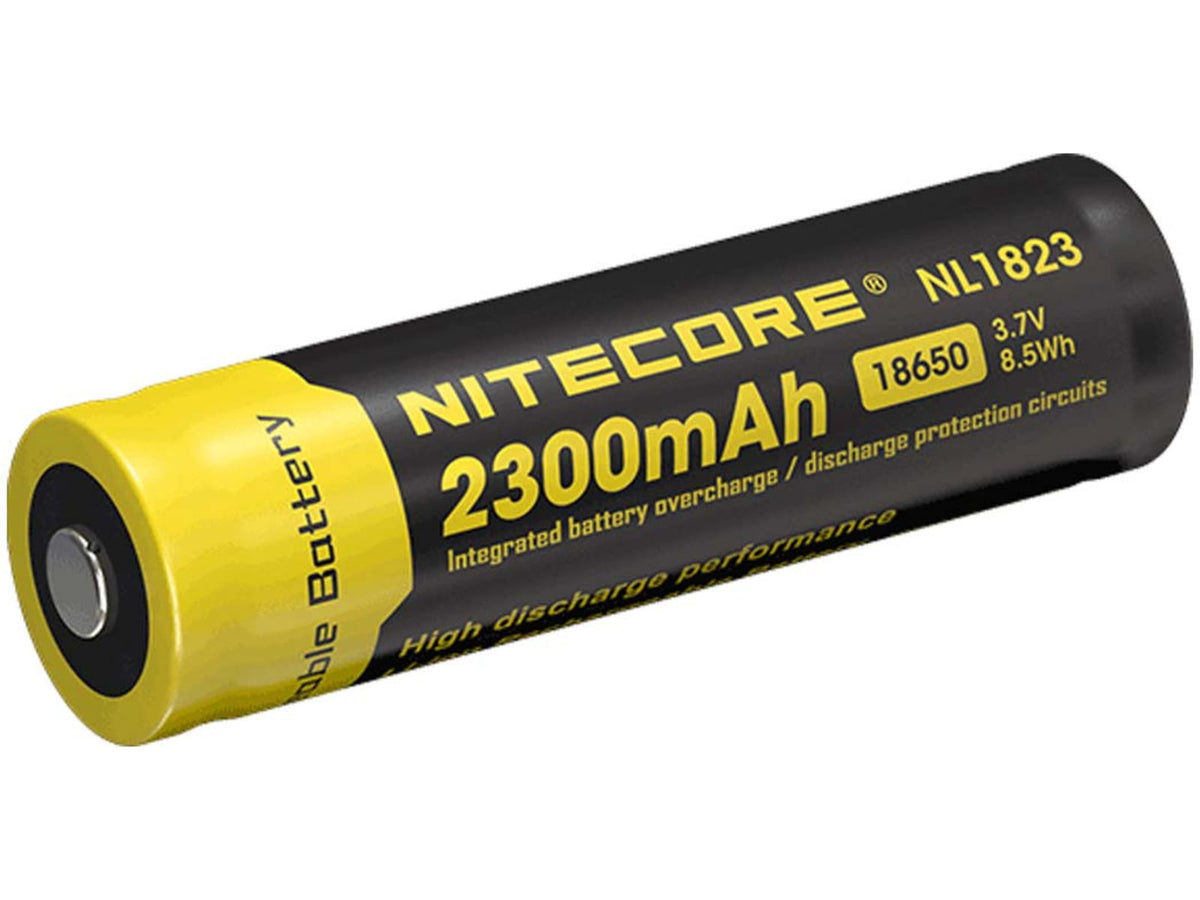 Nitecore NL1823 2300mAh Rechargeable 18650 Battery Yellow 6952506491476