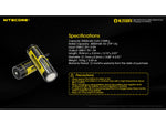Nitecore NL2150RX 5000mAh USB-C Rechargeable 21700 Battery Black/Yellow 6952506495535