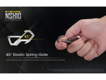 Nitecore NSH10 Titanium Carabiner Multi-Tool Silver 6952506493692
