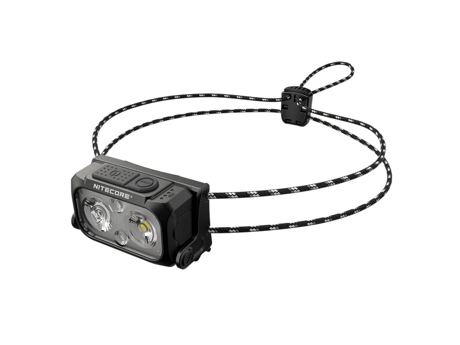 Nitecore NU25 UL LED Ultralight Rechargeable Headlamp 650mAh Battery White 400 Lumens Black 6952506407446
