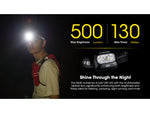 Nitecore NU30 500 Lumen USB-C Rechargeable Headlamp Black NU30