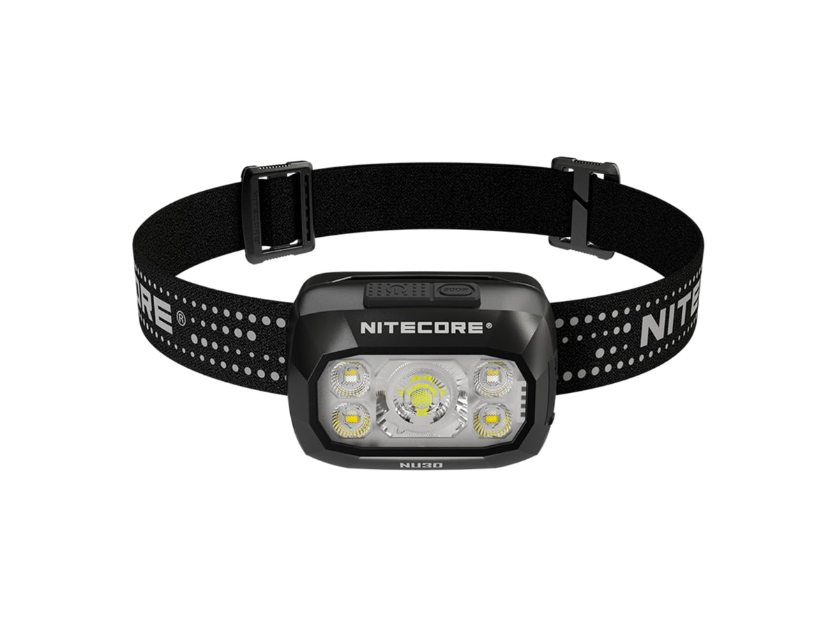 Nitecore NU30 500 Lumen USB-C Rechargeable Headlamp Black NU30