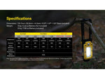 Nitecore NWL20 Rechargeable COB Mechanics Flashlight 600 Lumens Black