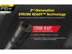 Nitecore P10 v2 CREE XP-L2 V6 LED Compact EDC Flashlight White 1100 Lumens Black