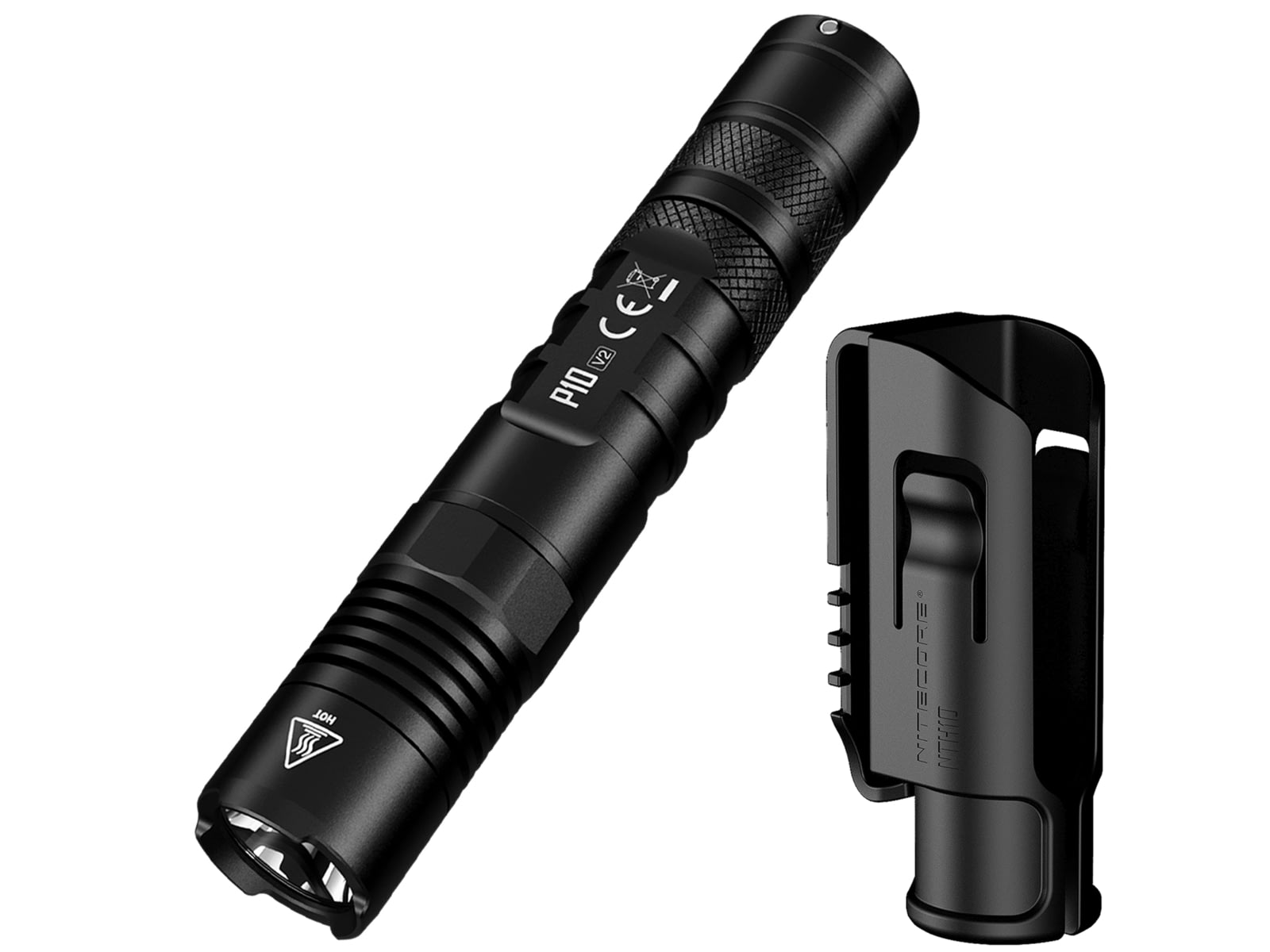 Nitecore P10 v2 CREE XP-L2 V6 LED Compact EDC Flashlight White 1100 Lumens Black