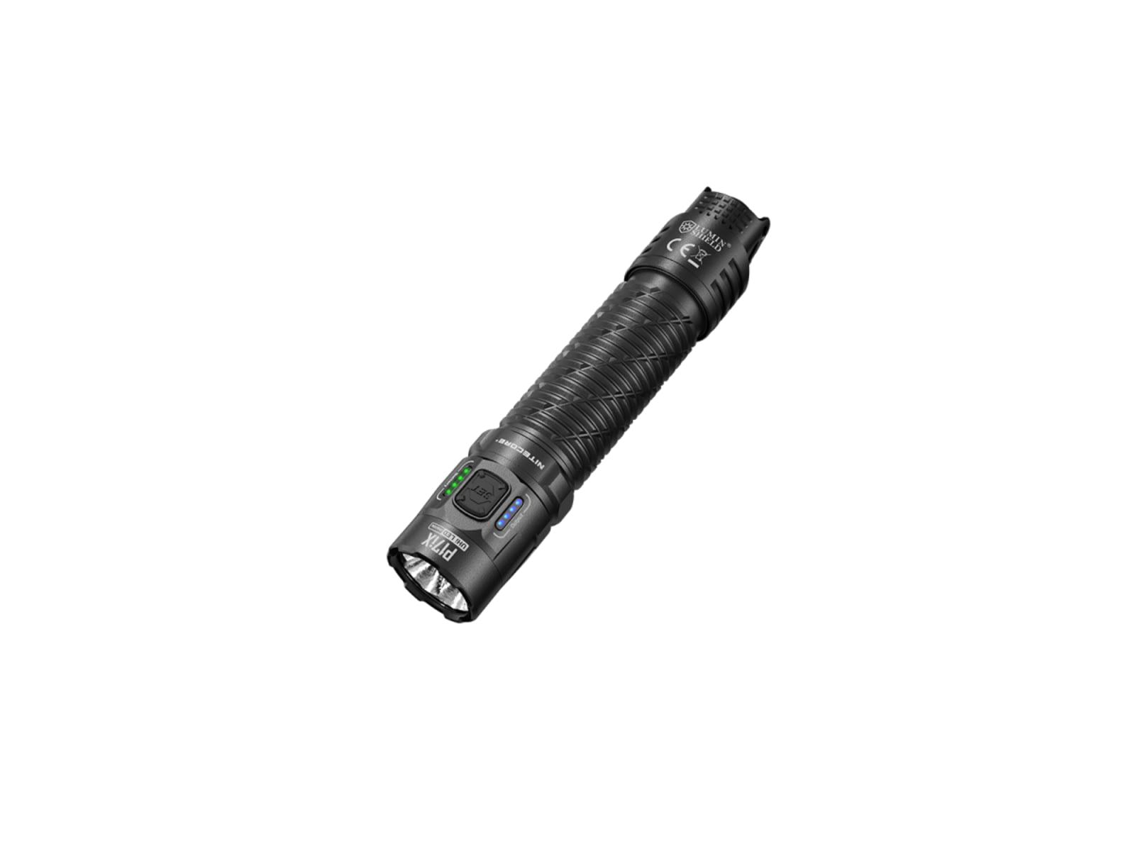 Nitecore P17iX Compact 5000 Lumen 21700 I-Series Rechargeable Li-Ion LED Tactical Flashlight w/ Customizable Controls Black P17iX