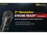 Nitecore P20iX CREE XP-L2 V6 LEDs USB-C Rechargeable Flashlight 21700 White 4000 Lumens Black