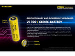 Nitecore P20iX CREE XP-L2 V6 LEDs USB-C Rechargeable Flashlight 21700 White 4000 Lumens Black