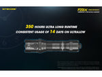 Nitecore P20iX CREE XP-L2 V6 LEDs USB-C Rechargeable Flashlight 21700 White 4000 Lumens Black