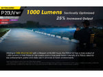 Nitecore P20UV V2 CREE XP-L2 V6 LED Flashlight 18650 White 1000 Lumens Black