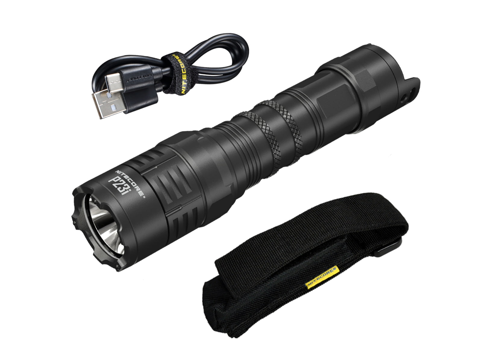 Nitecore P23i SFT-70 LED Rechargeable Flashlight NL2150HPi Battery 3000 Lumens Black 6952506407538