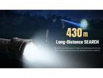 Nitecore P27iX 5000 Lumen 21700 Li-Ion Rechargeable LED Customizable Tactical Flashlight w/ Multi-Beam Modes Black P27iX