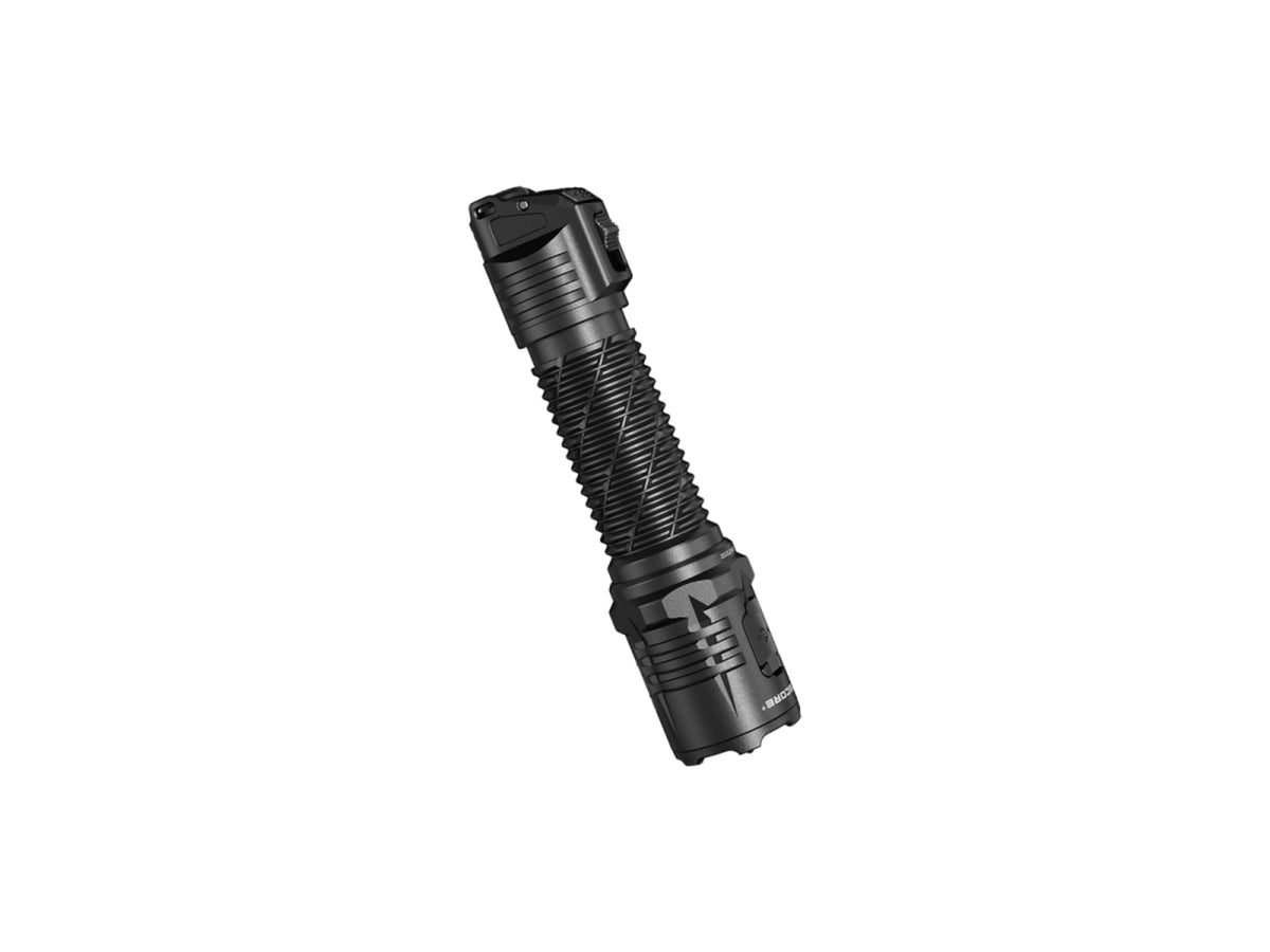 Nitecore P27iX 5000 Lumen 21700 Li-Ion Rechargeable LED Customizable Tactical Flashlight w/ Multi-Beam Modes Black P27iX