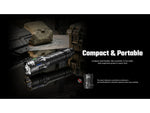 Nitecore P27iX 5000 Lumen 21700 Li-Ion Rechargeable LED Customizable Tactical Flashlight w/ Multi-Beam Modes Black P27iX