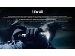 Nitecore P27iX 5000 Lumen 21700 Li-Ion Rechargeable LED Customizable Tactical Flashlight w/ Multi-Beam Modes Black P27iX