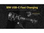 Nitecore P40 3171 Yards Ultra Long Throwing USB-C Rechargeable 2000 Lumens LED Flashlight Black