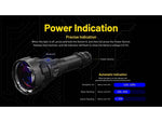 Nitecore P40 3171 Yards Ultra Long Throwing USB-C Rechargeable 2000 Lumens LED Flashlight Black