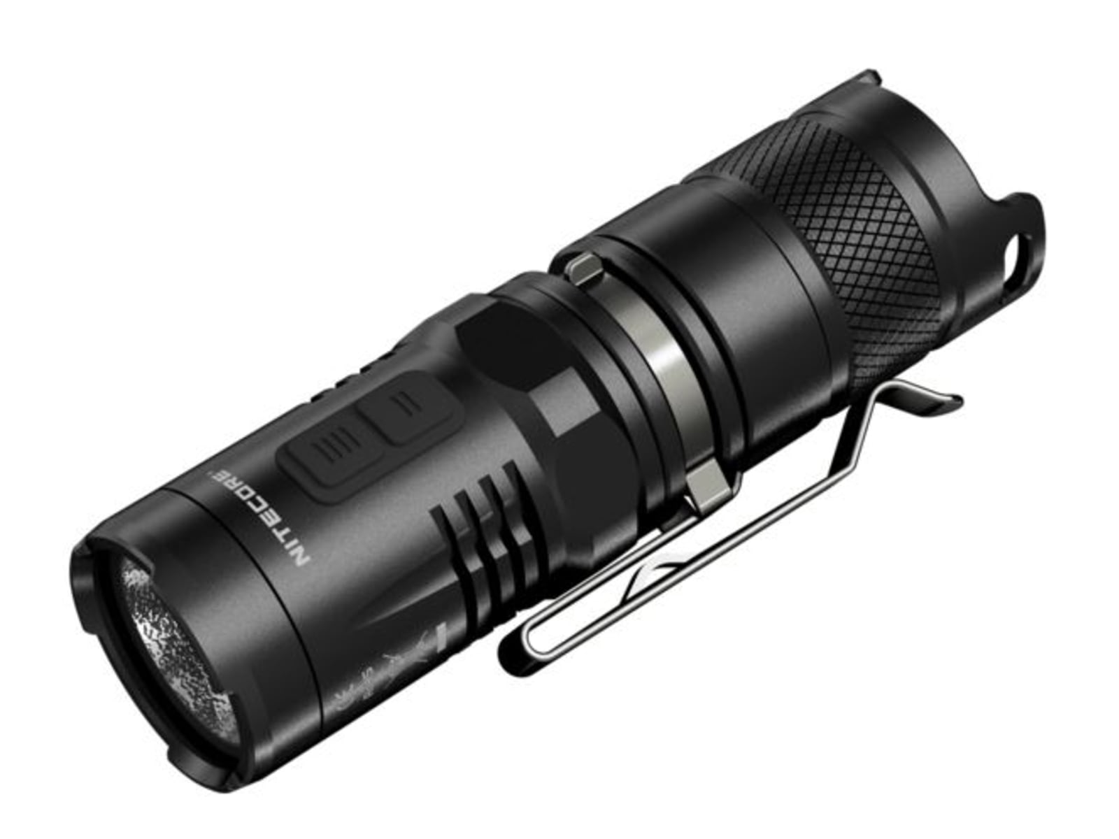 Nitecore MT10C CREE XM-L2 U2 EDC Tactical Flashlight w/Red Light CR123 White 920 Lumens Black