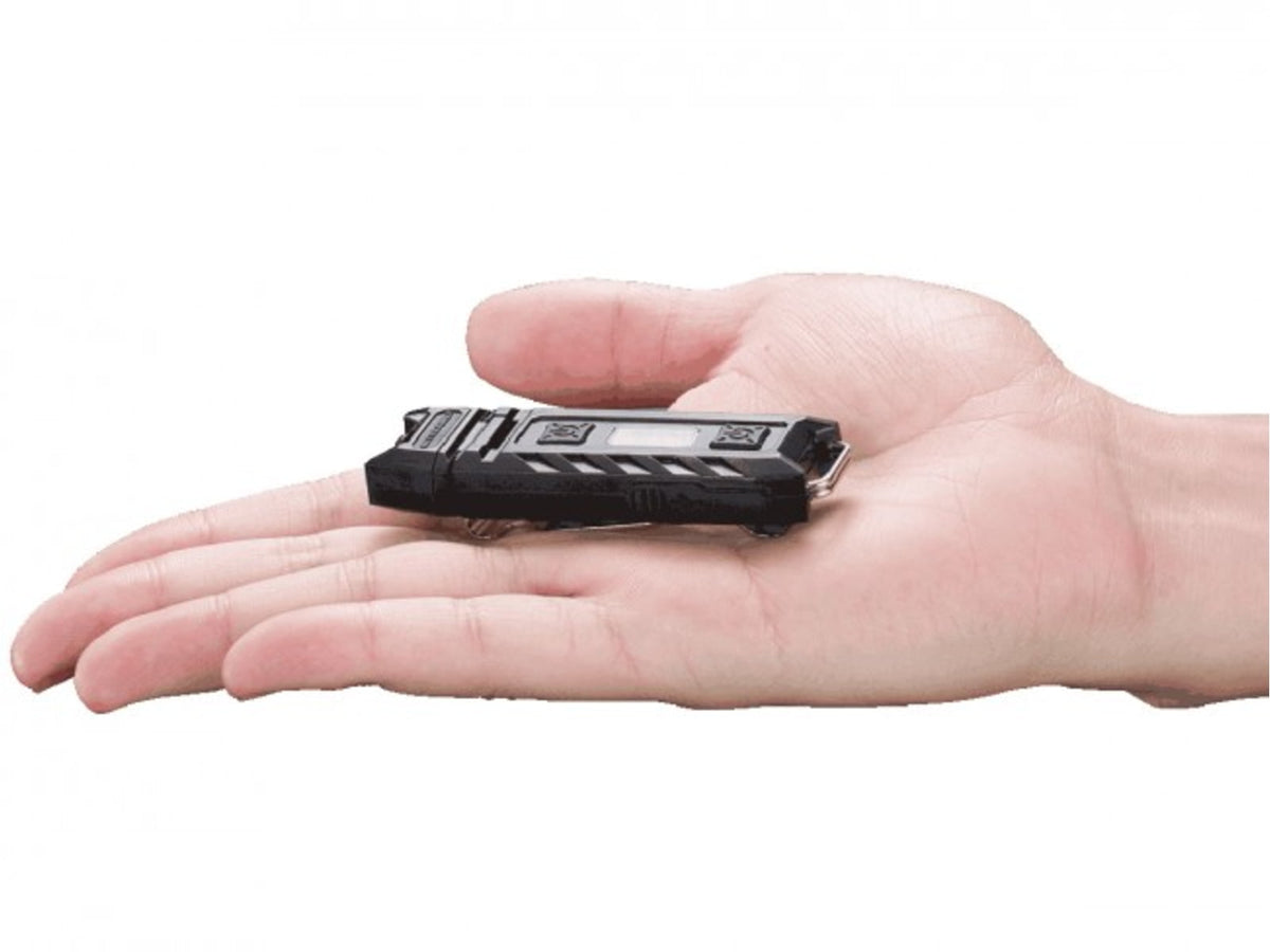 Nitecore THUMB Tiltable Keychain Light White 85 Lumens Black 6952506402281