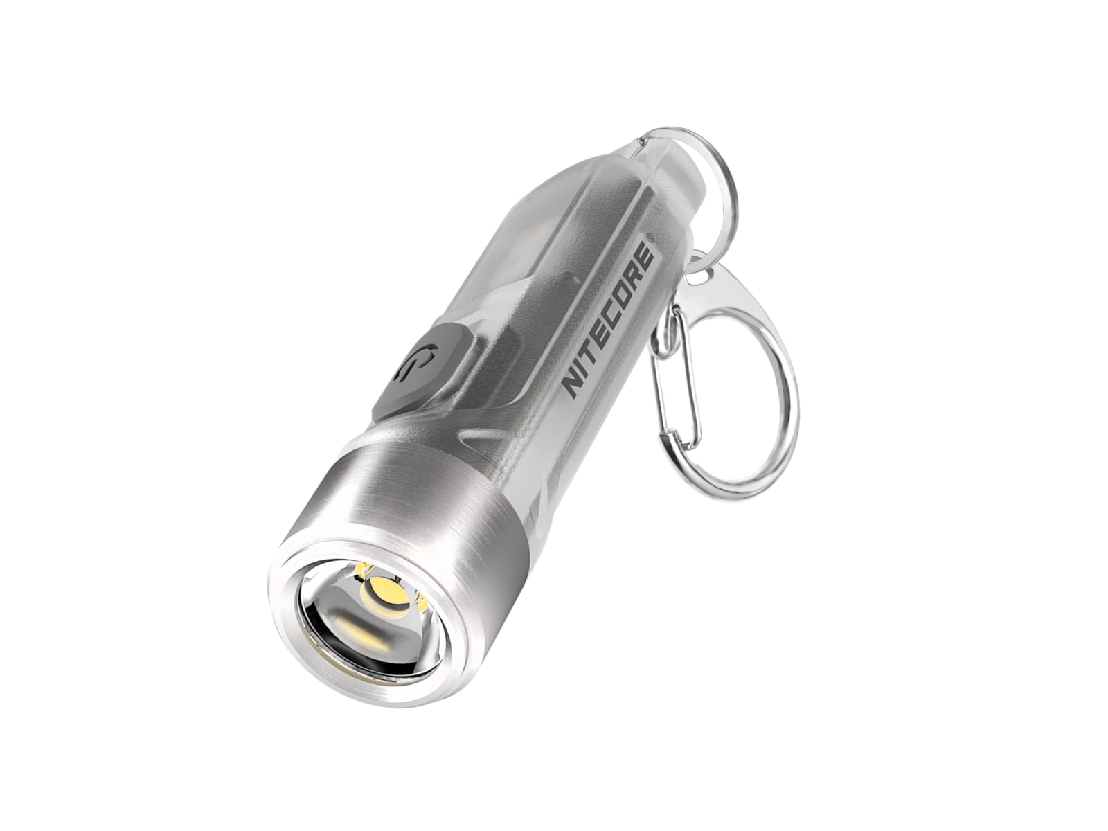 Nitecore TIKI OSRAM P8 LED Rechargeable Keychain Flashlight 300 Lumens Transparent 6952506405671