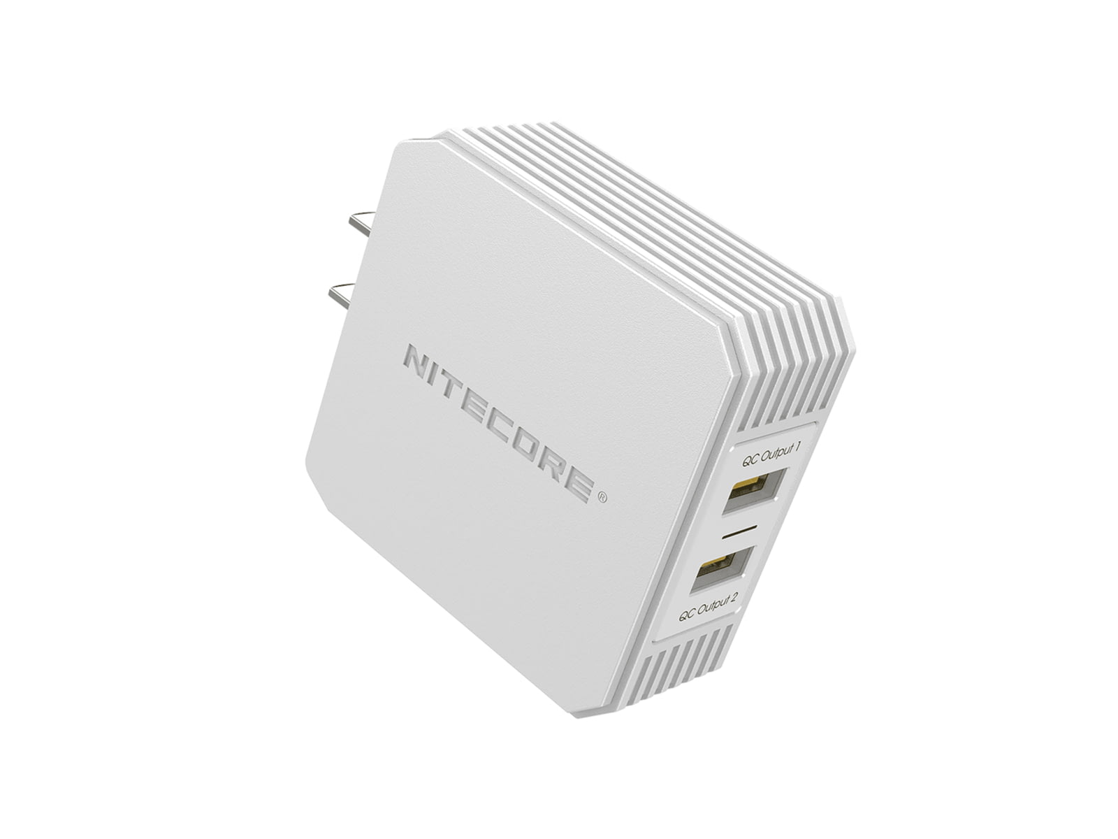 Nitecore UA42Q 2-Port Quick Charge USB 2.0 & 3.0 Adapter Silver 6952506493067
