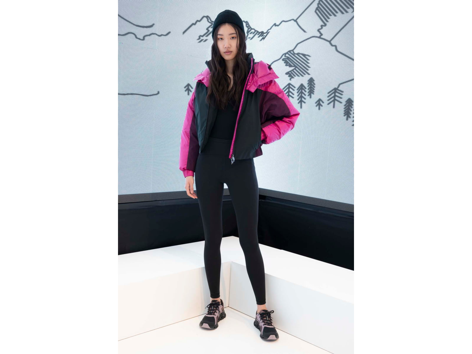 Nobis Aspen Jacket - Women's Fest Fushia/Purple/Black