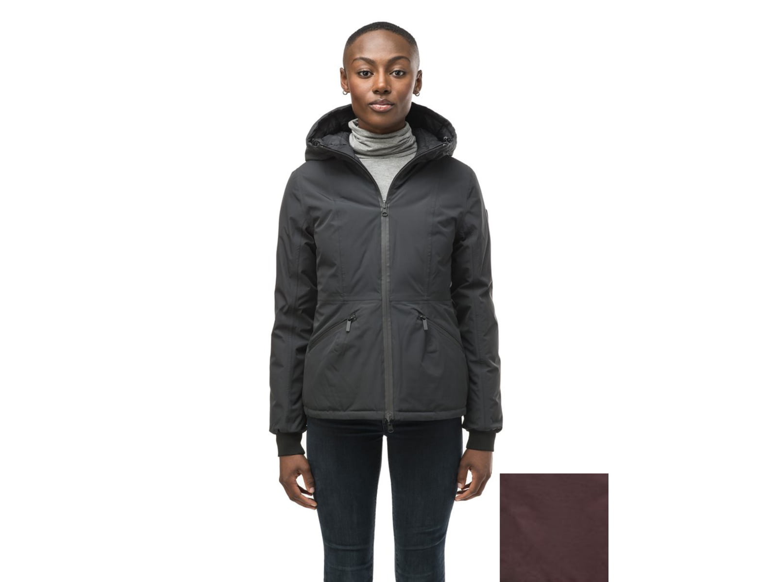Nobis Ingrid Reversible Fitted Jacket - Women's Burgundy Large INGRID-3L BURGUNDY-L