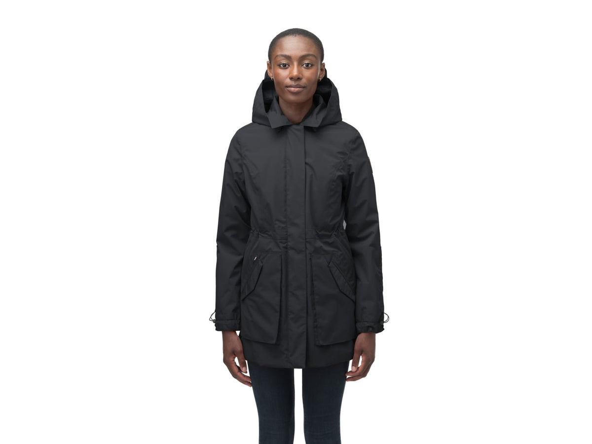 Nobis Terra Ladies Thigh Length Jacket - Womens 3L Black Extra Small TERRA-3L Black-XS