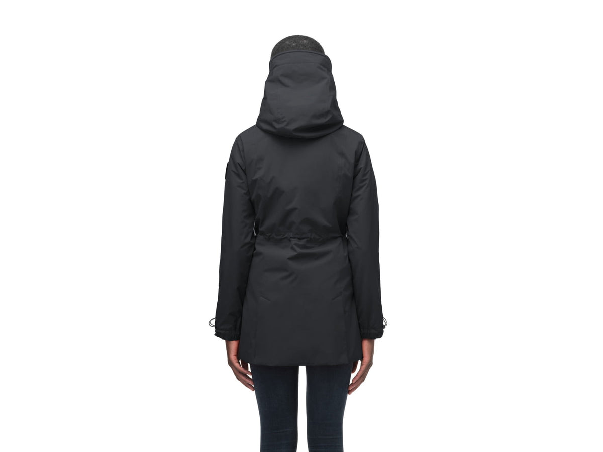 Nobis Terra Ladies Thigh Length Jacket - Womens 3L Black Extra Small TERRA-3L Black-XS