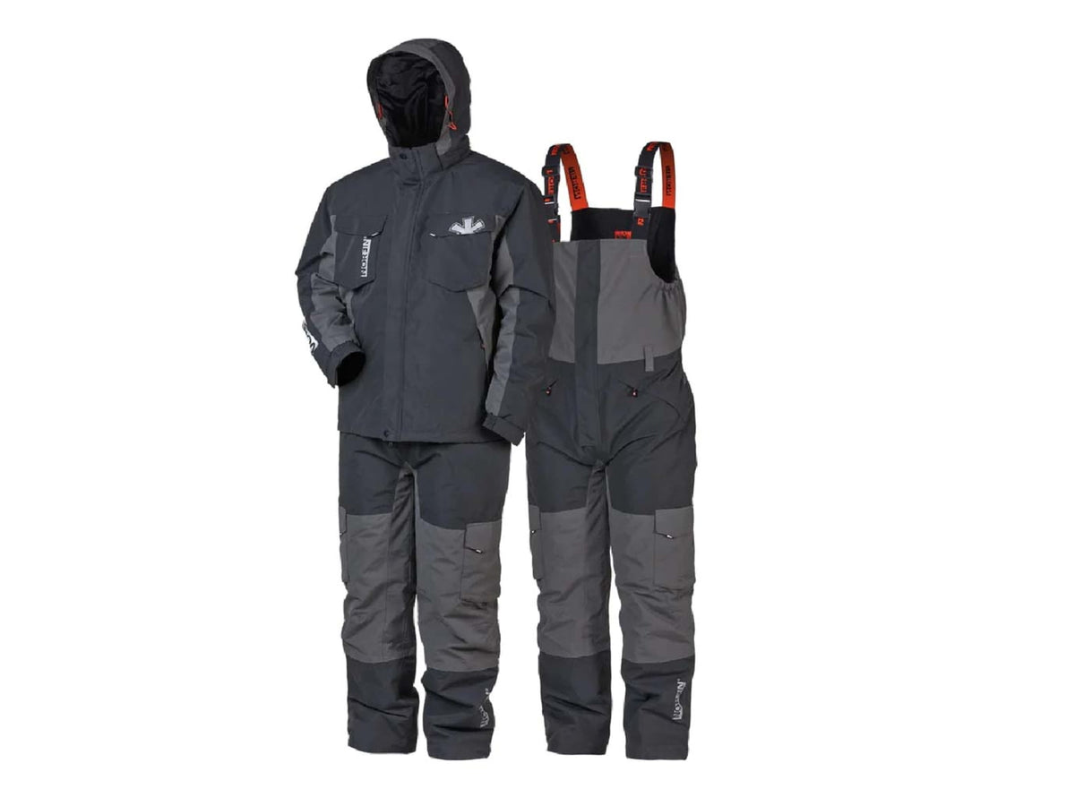 Norfin Boat Insulated Rain Jacket - Mens Gray Black