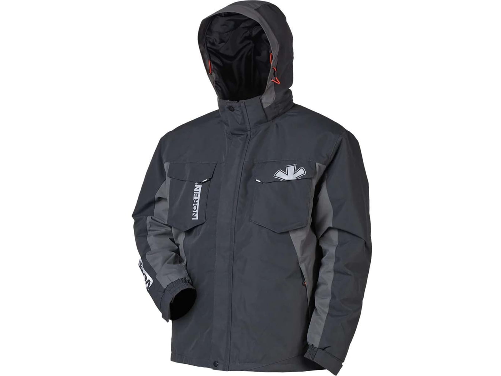 Norfin Boat Insulated Rain Jacket - Mens Gray Black