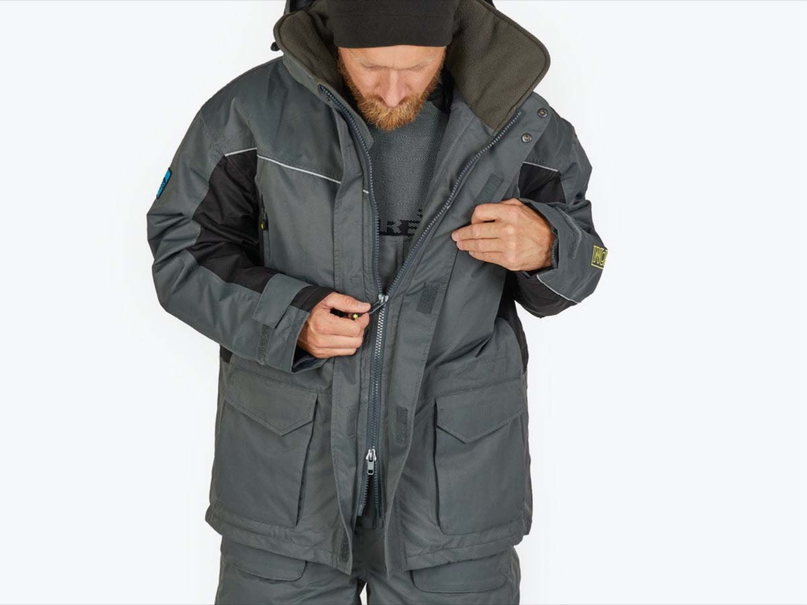 Norfin Element Float Suit - Mens Grey Extra Large