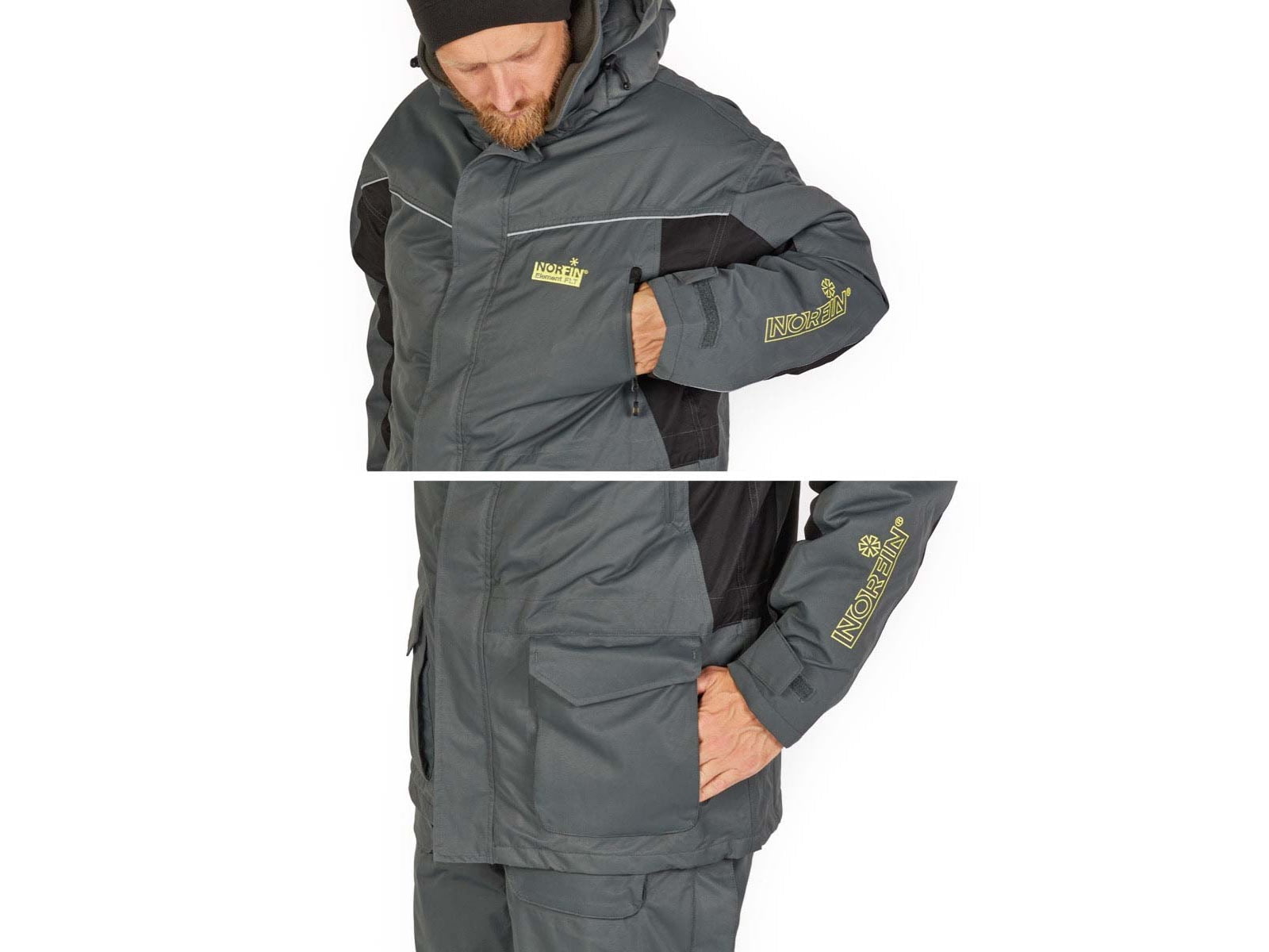Norfin Element Float Suit - Mens Grey Extra Large