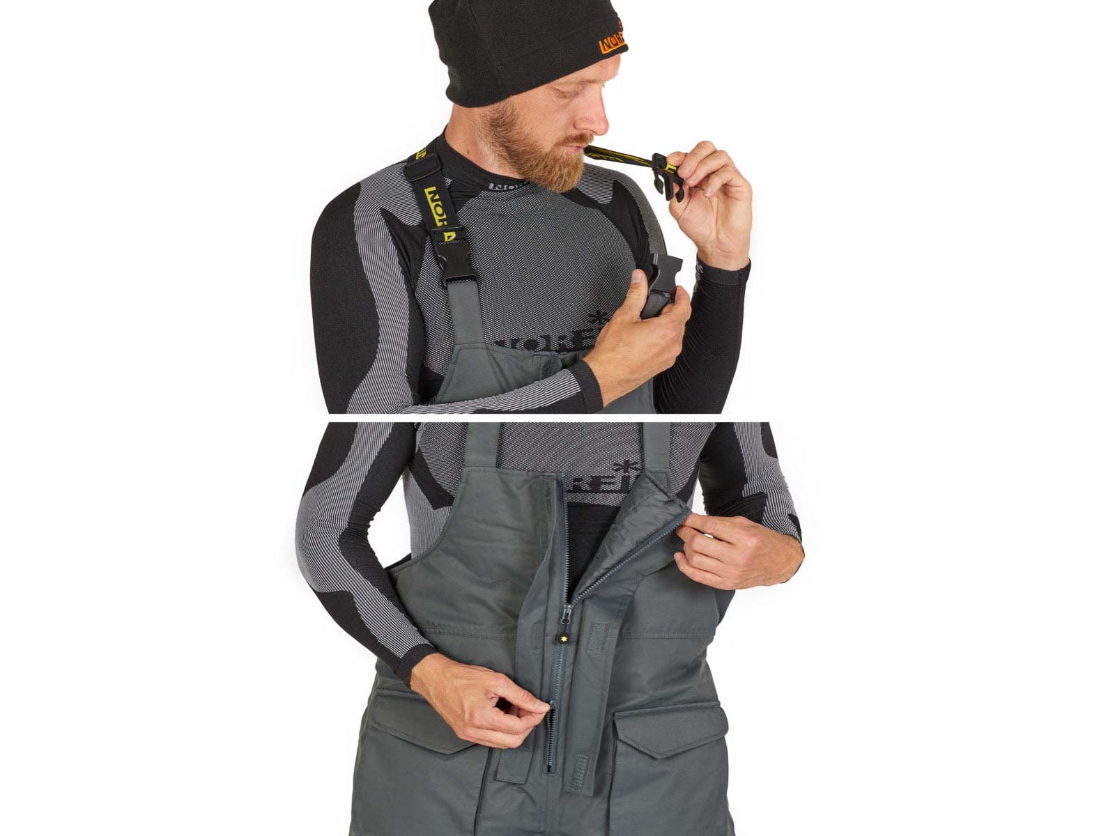 Norfin Element Float Suit - Mens Grey Extra Large
