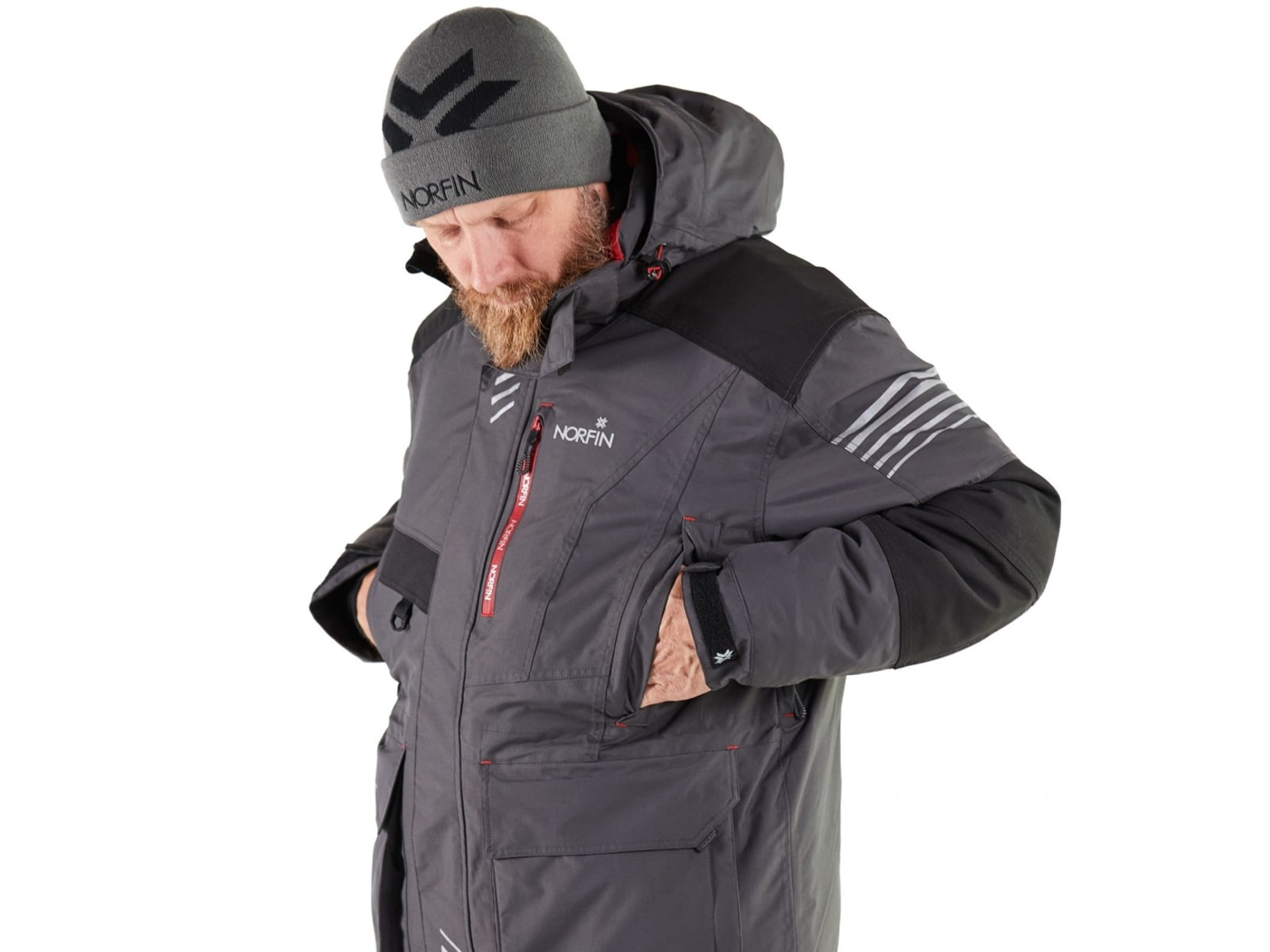 Norfin Extreme Pro Flt Parka - Men's Grey M