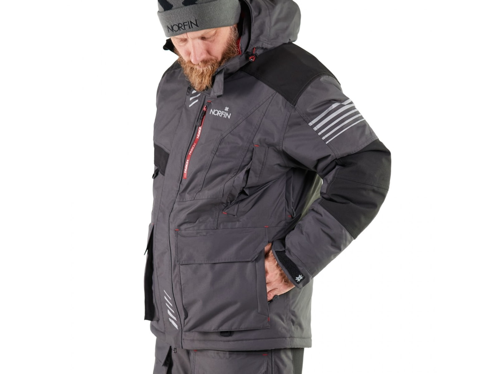 Norfin Extreme Pro Flt Parka - Men's Grey M