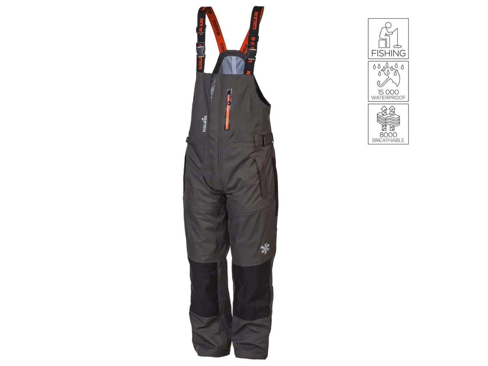 Norfin Pro Dry 3 Rain Bibs - Mens